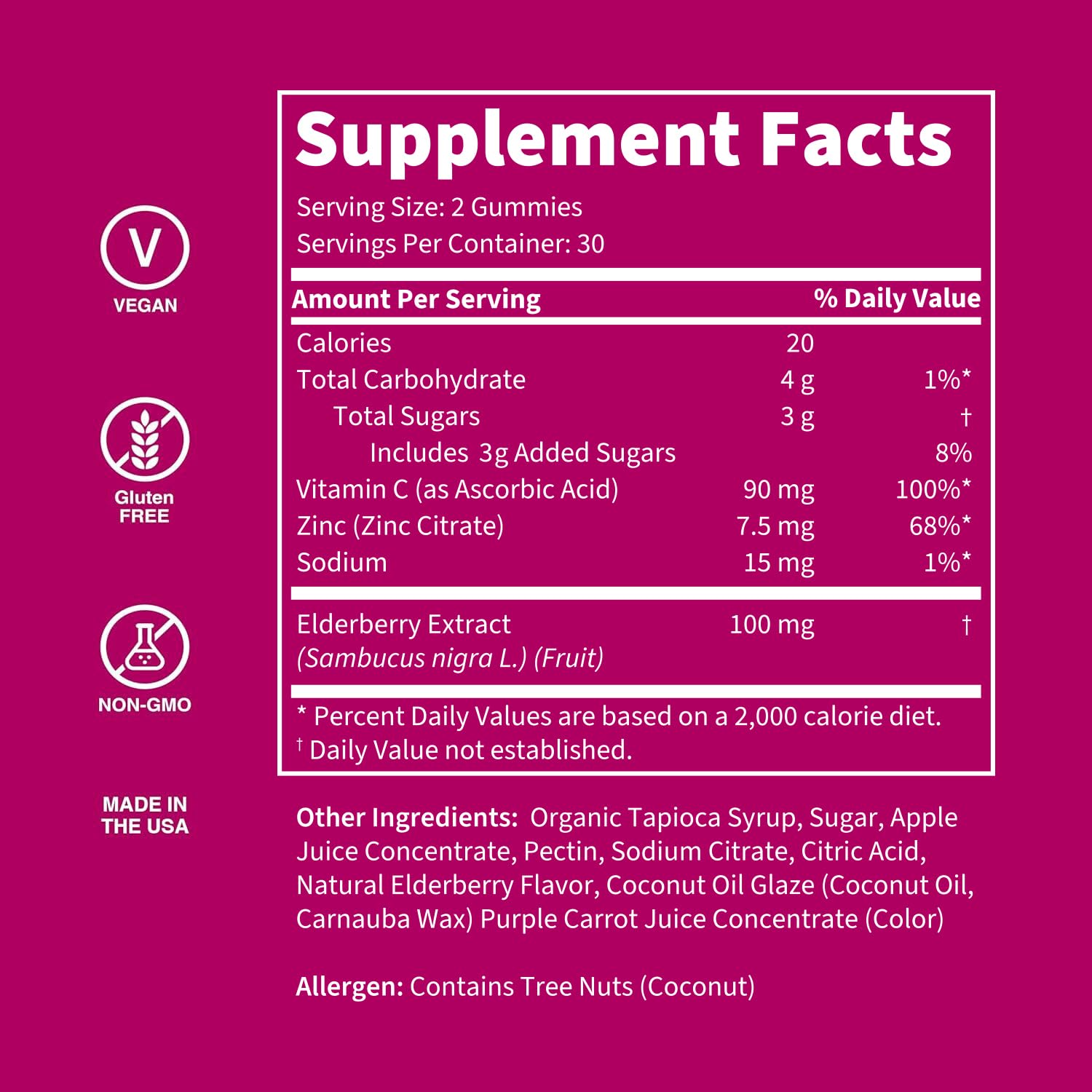 Étiquette WellPath Boost mettant zinc et vitamine C en évidence