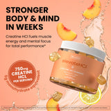 WellPath Créatine HCl Gummies texture douce et agréable à mâcher.