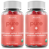 WellPath Pure ACV Gommes – bouteille et gommes goût pomme, pratique pour votre routine quotidienne.
