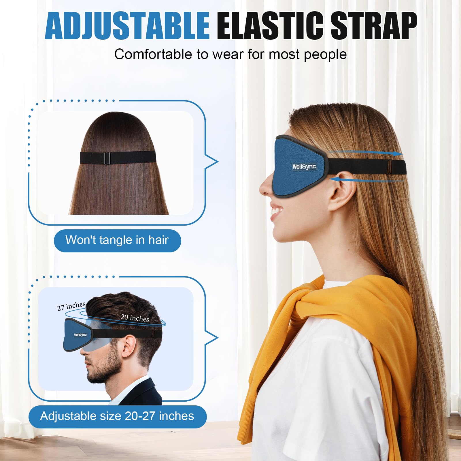 WellSync Tissu doux et durable, toucher agréable sur la peau.