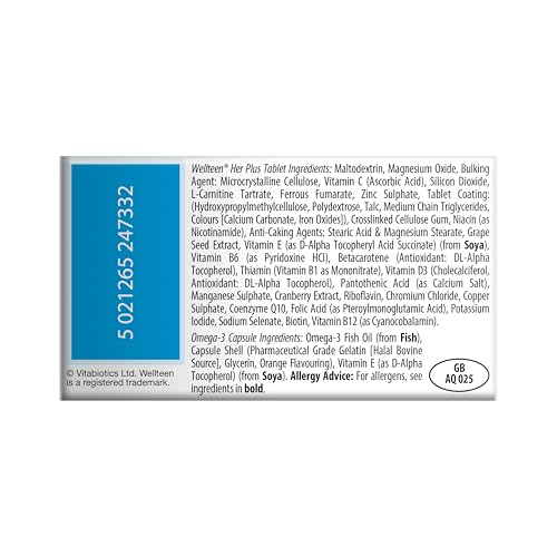 Wellteen Her Plus – extraits raisin et cranberry apportent des nutriments clés.