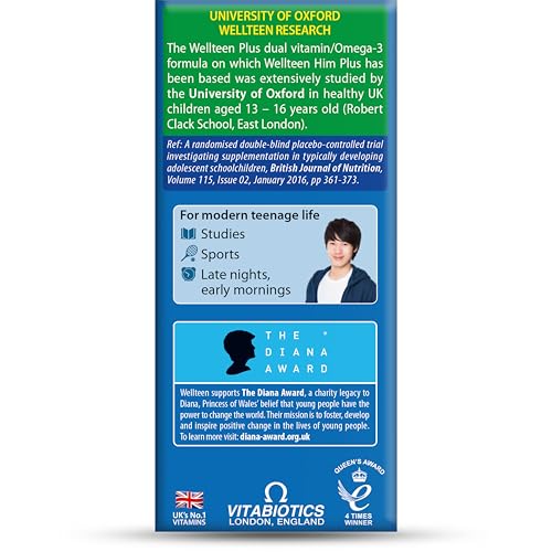 Wellteen Him Plus - Emballage et Étiquette: informations claires sur les ingrédients et l'usage.