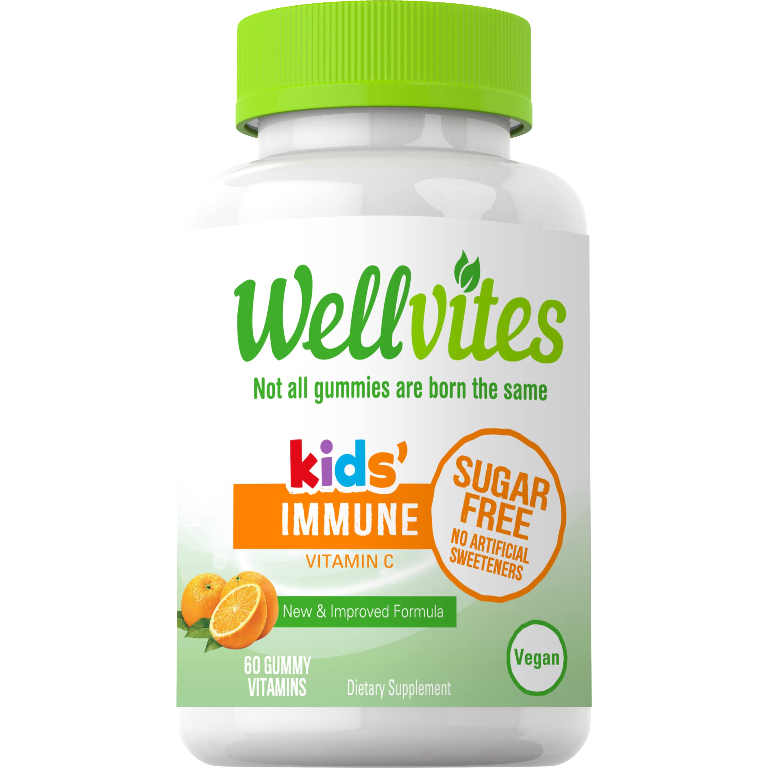 Wellvites gommes immunité enfant en bouteille, soutien potentiel au système immunitaire.