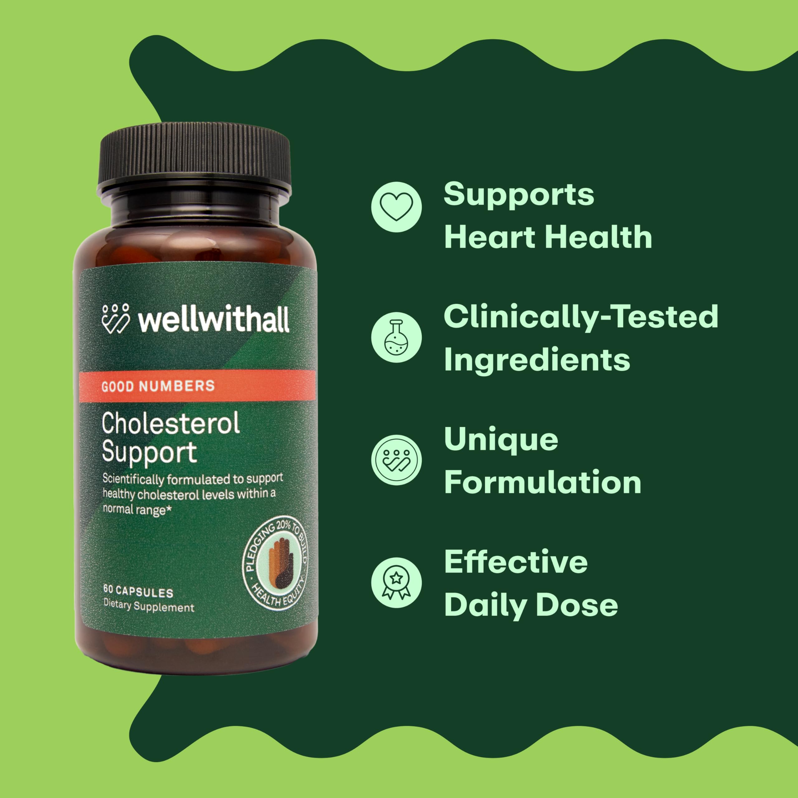 WellWithAll - capsules faciles à intégrer, soutien potentiel au bien-être cardiovasculaire.