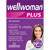 Wellwoman Plus – Boîte 56 capsules, soutien l'énergie et le bien-être au quotidien.
