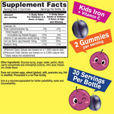 WellYeah gommes au fer pour enfants – texture douce et goût raisin agréable.