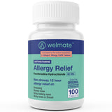 WELMATE tablettes-allergie 60 mg pack, soulagement rapide des symptômes.