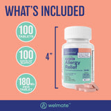 Utilisation intérieure et extérieure rendue possible par WelMATE Allergy Relief, pour tous les jours