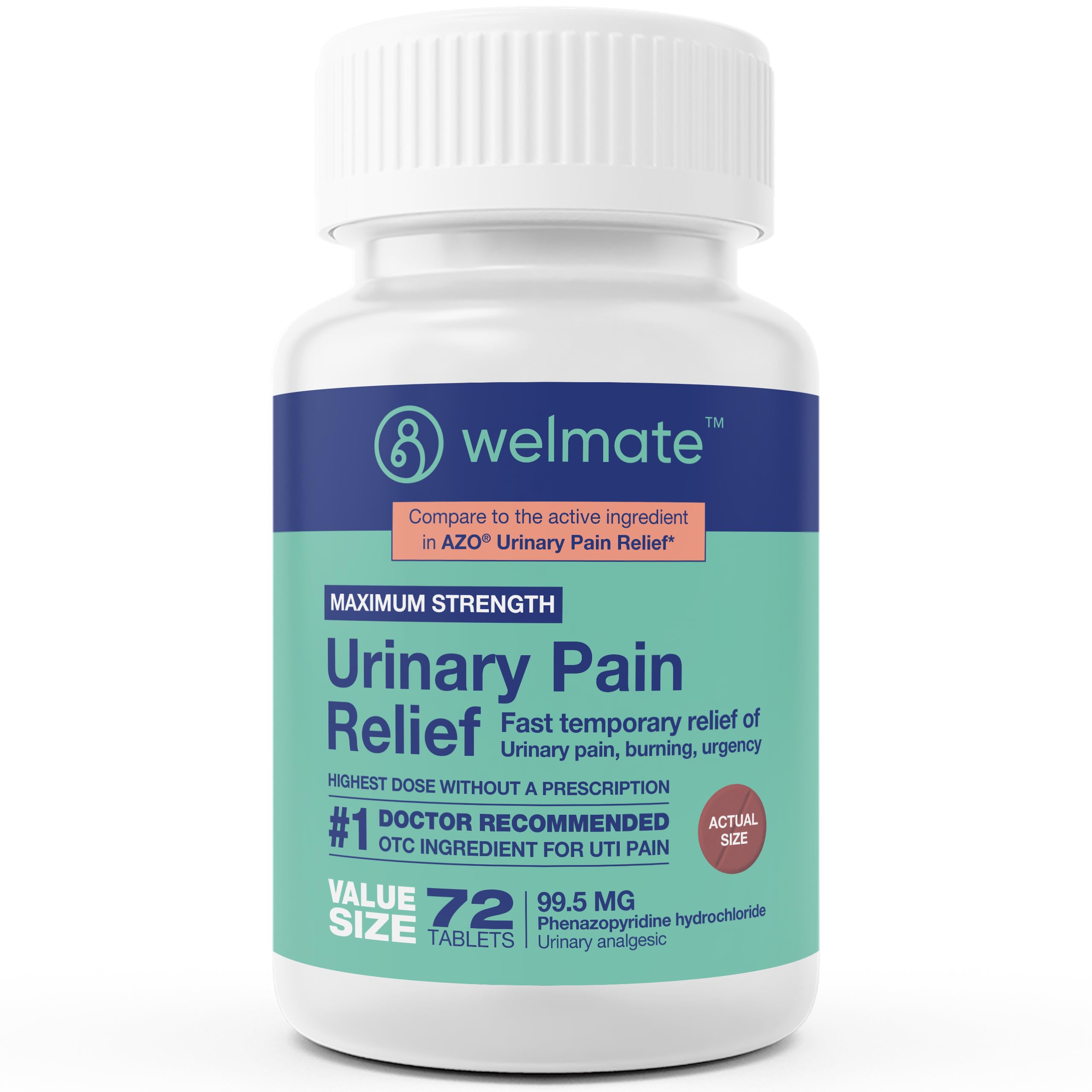 Welmate comprimés relief urinaire: soulagement rapide des douleurs urinaires possibles.