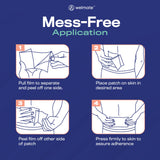 Emballage individuel pratique pour transporter les patchs et réapprovisionner votre trousse