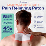 Patch flexible WELMATE lidocaïne 4%, reste bien en place pendant l'effort.