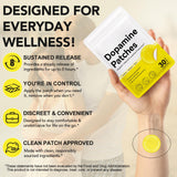WELOSUER patch dopamine adhésion ultra-fine pour un port discret toute la journée.