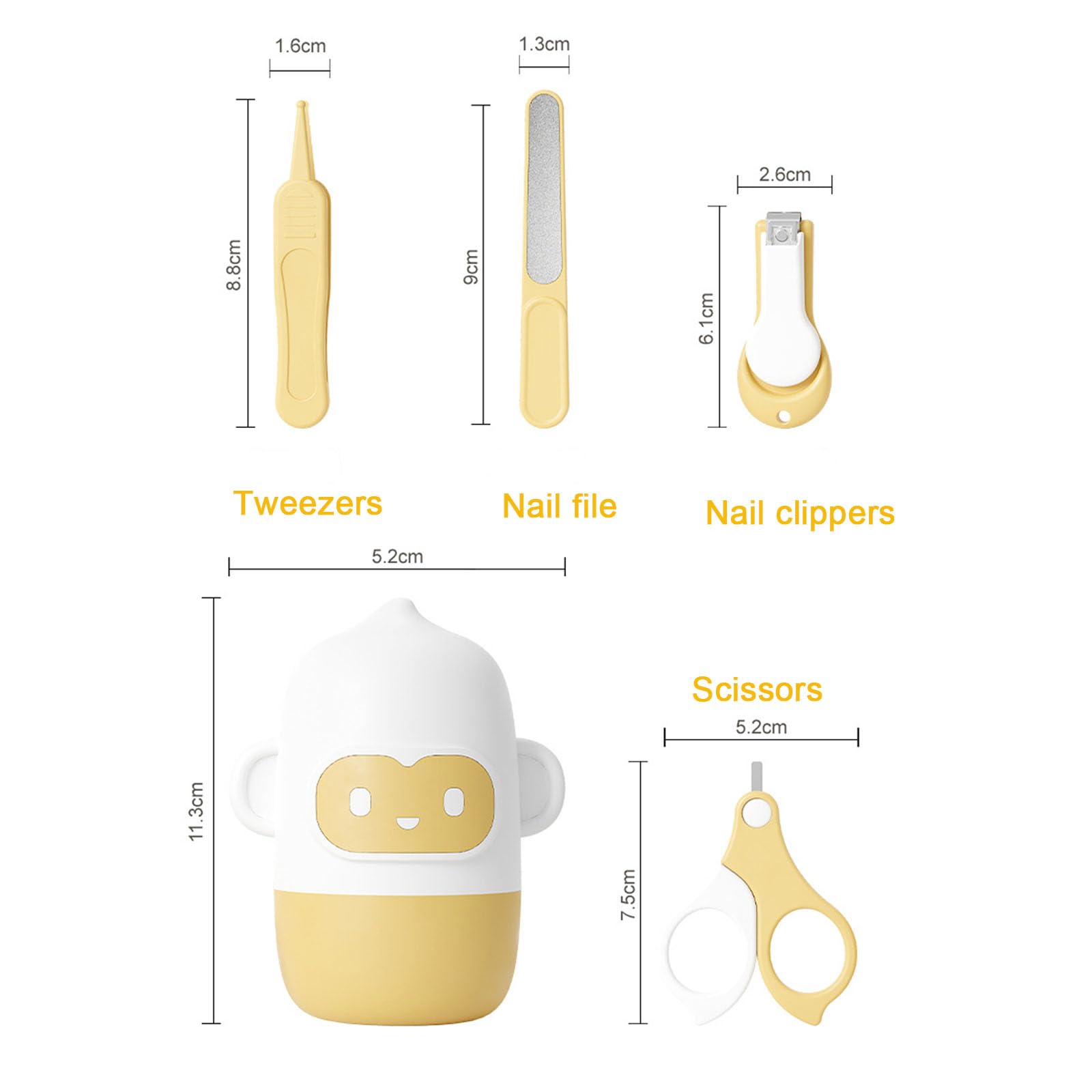 Wentwos kit bébé coupe-ongles: sécurité et maniabilité pour nouveau-né.
