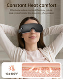 Masque yeux WERTYI portable et pliable, pratique au bureau ou en voyage.