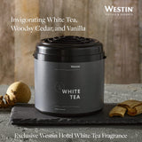 Westin Diffuseur Thé Blanc: technologie air-sec assure diffusion propre sans aérosols.