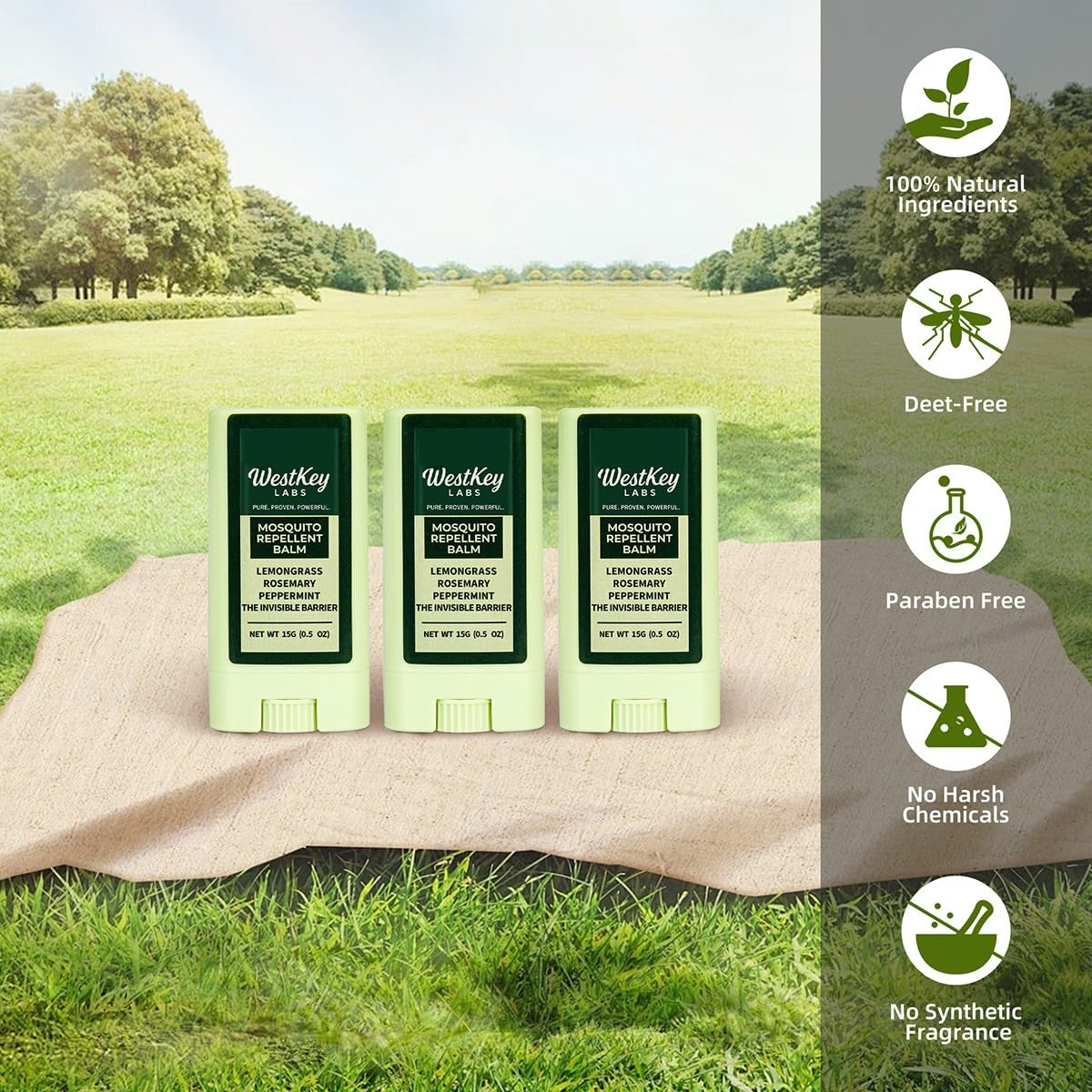 Utilisation pratique en plein air – protection quotidienne WestKey Labs.
