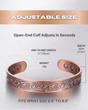 WestLuna chiffon polissage bracelet cuivre, accessoire utile pour l'entretien.