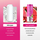 Canette Wet Hydration condensée, pause rafraîchissante sans calories