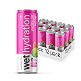 Wet Hydration canette pastelque-citron-vert pour hydratation sans sucre