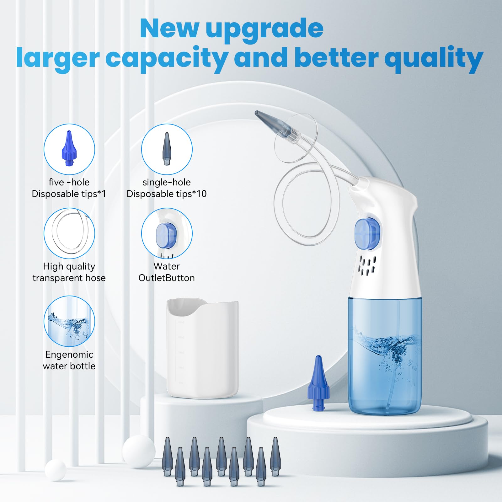 WEUANY otoscope-avec-lumiere permet une inspection visuelle lors du lavage.