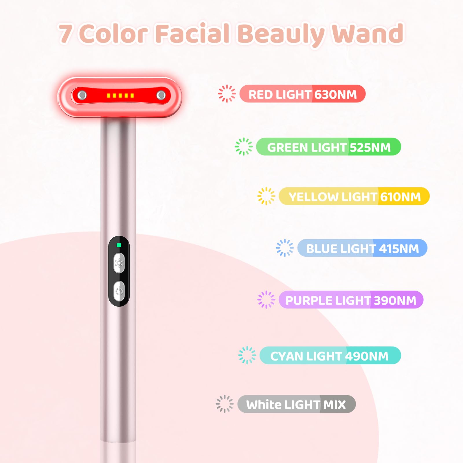 weyais lumière rouge visage pour tonifier et raffermir la peau