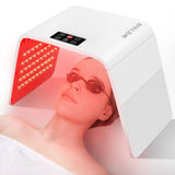 Weyais masque-lumiere-rouge-visage: soin ciblé à domicile pour une peau éclatante.