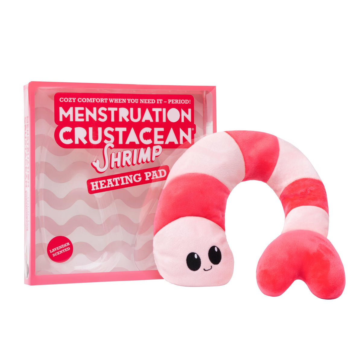 What Do You Meme crevette crustacienne, peluche chauffante idéale pour soulager les crampes.