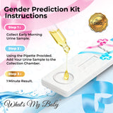 Whats My Baby: changement couleur du test, indication du sexe potentiel.