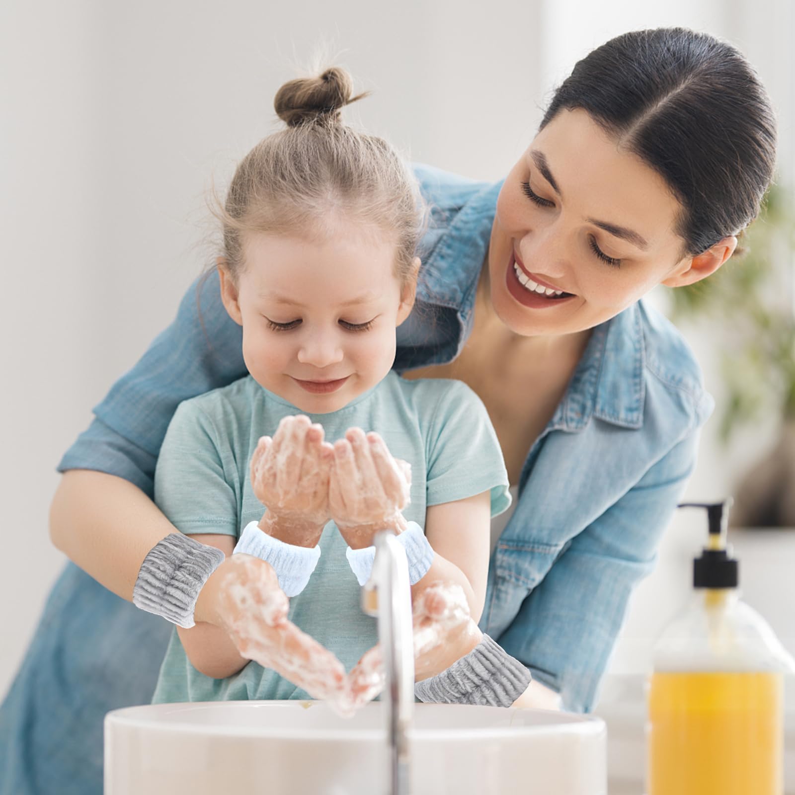 WHAVEL absorption-efficace évite les traces d'eau sur les bras pendant le soin.