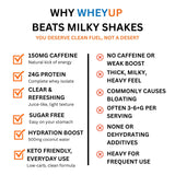 Poudre WheyUP Clear Whey Isolate sans grumeaux, préparation homogène.