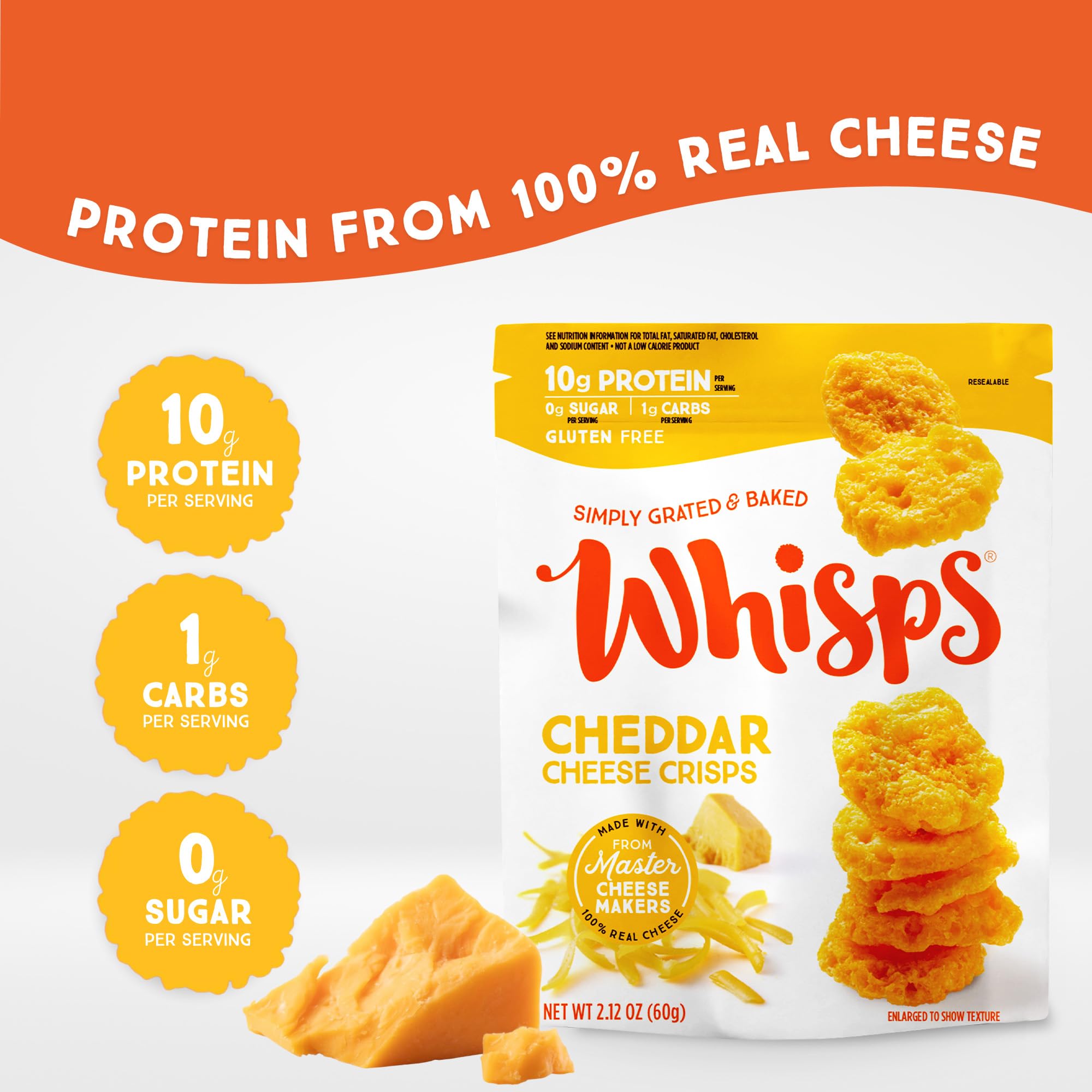 Whisps cheddar chips ingrédients : ingrédients simples et goût riche