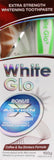 White Glo dentifrice Sourire brillant, démonstration d'un résultat potentiel.