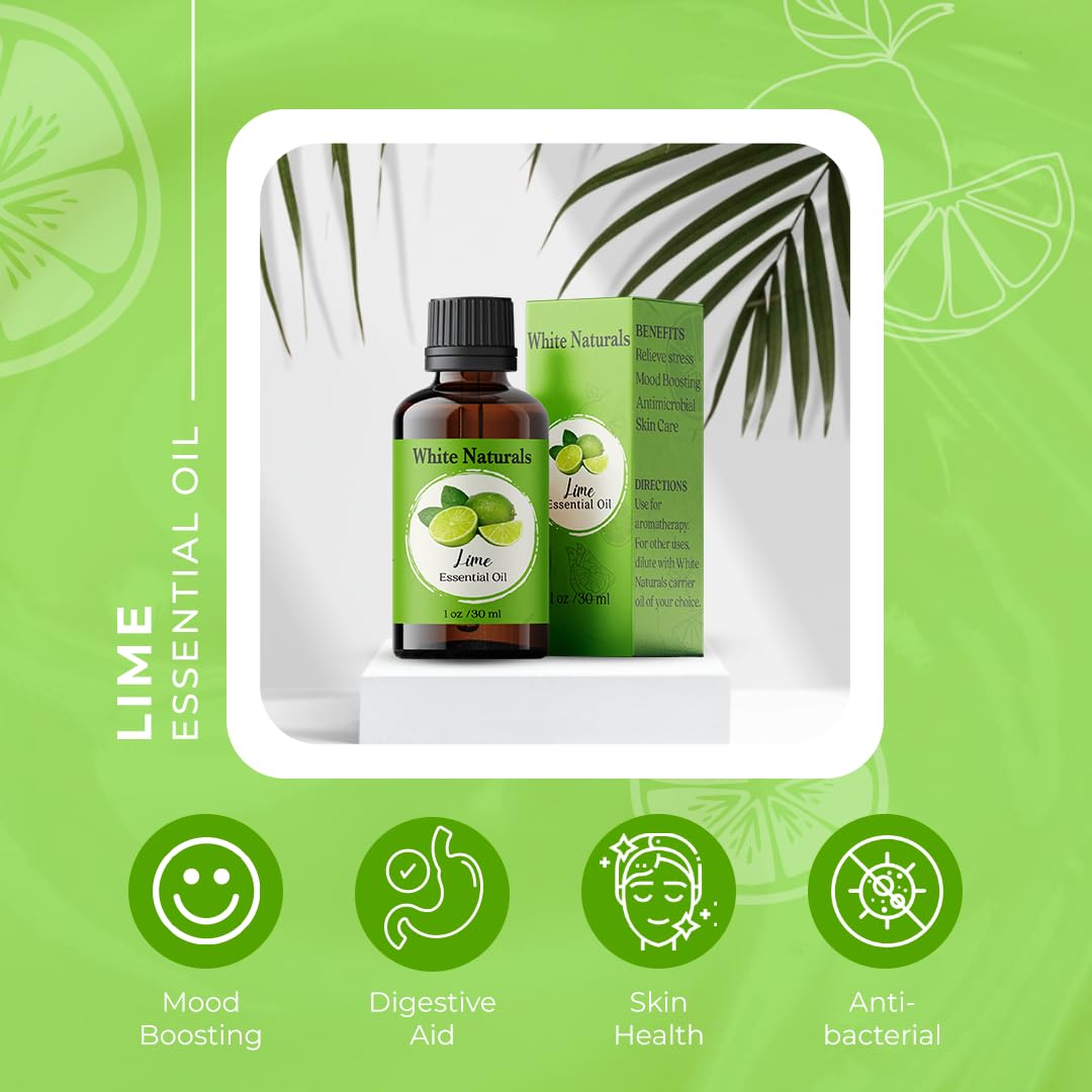 Pipette précise pour doser l huile essentielle White Naturals Citron Vert.