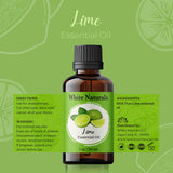 Soin peau dilué avec White Naturals Citron Vert pour fraîcheur.