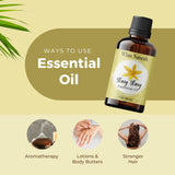 White Naturals huile essentielle Ylang-Ylang, flacon en verre, pure et naturelle pour diffusion