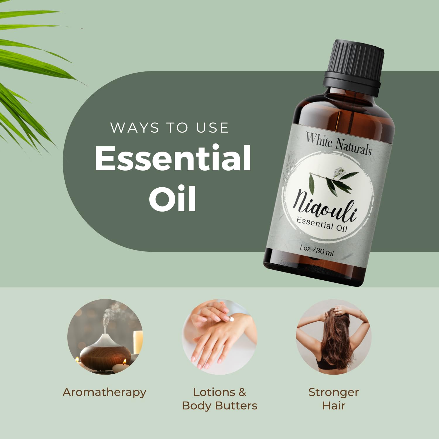 White Naturals Organic Niaouli, soin peau doux et teint plus clair.