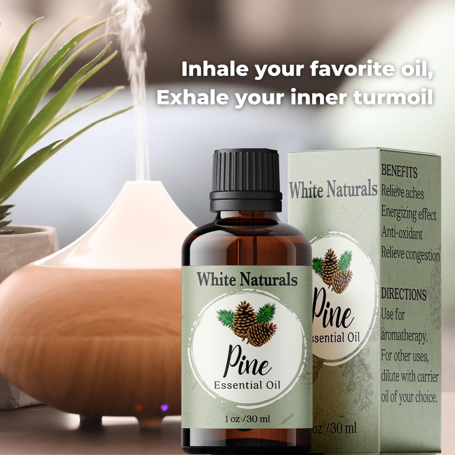 White Naturals huile de pin constitue un joli cadeau pratique et polyvalent.