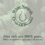 White Naturals pin vegan non-GMO: produit naturel et éthique.