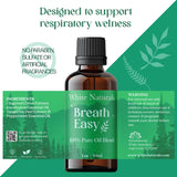 White Naturals Respirefacile – format compact idéal en voyage et au bureau.