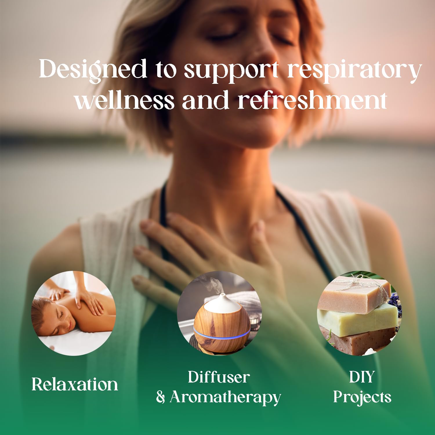White Naturals Respirefacile – inhalation vapeur pour un souffle léger et clair.