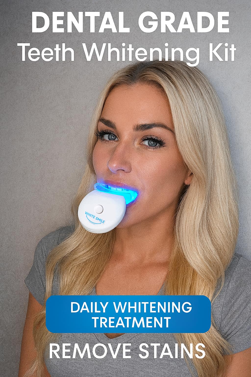 White Smile: accessoires-entretien inclus pour faciliter le nettoyage et l'entretien