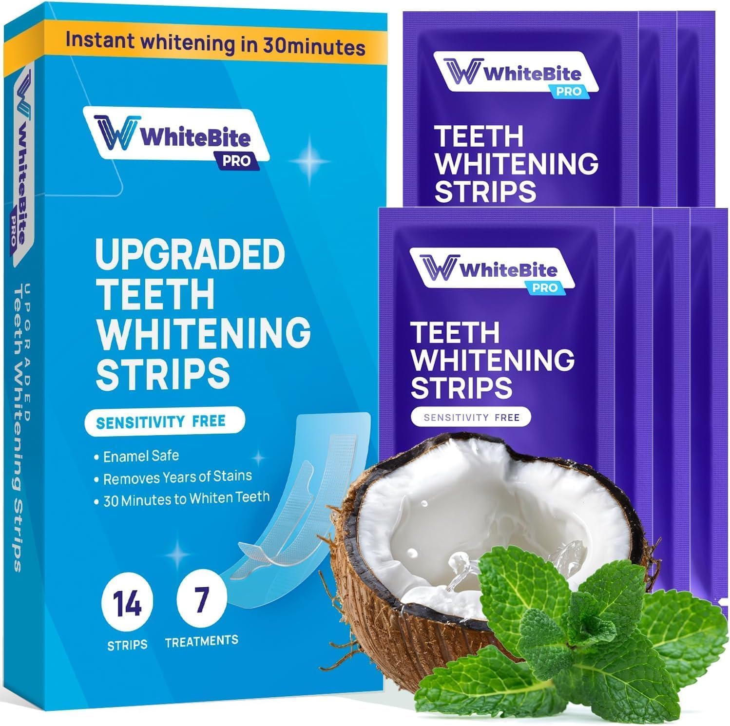 Whitebite Pro – bande blanchante en action, blanchiment sûr et confortable.