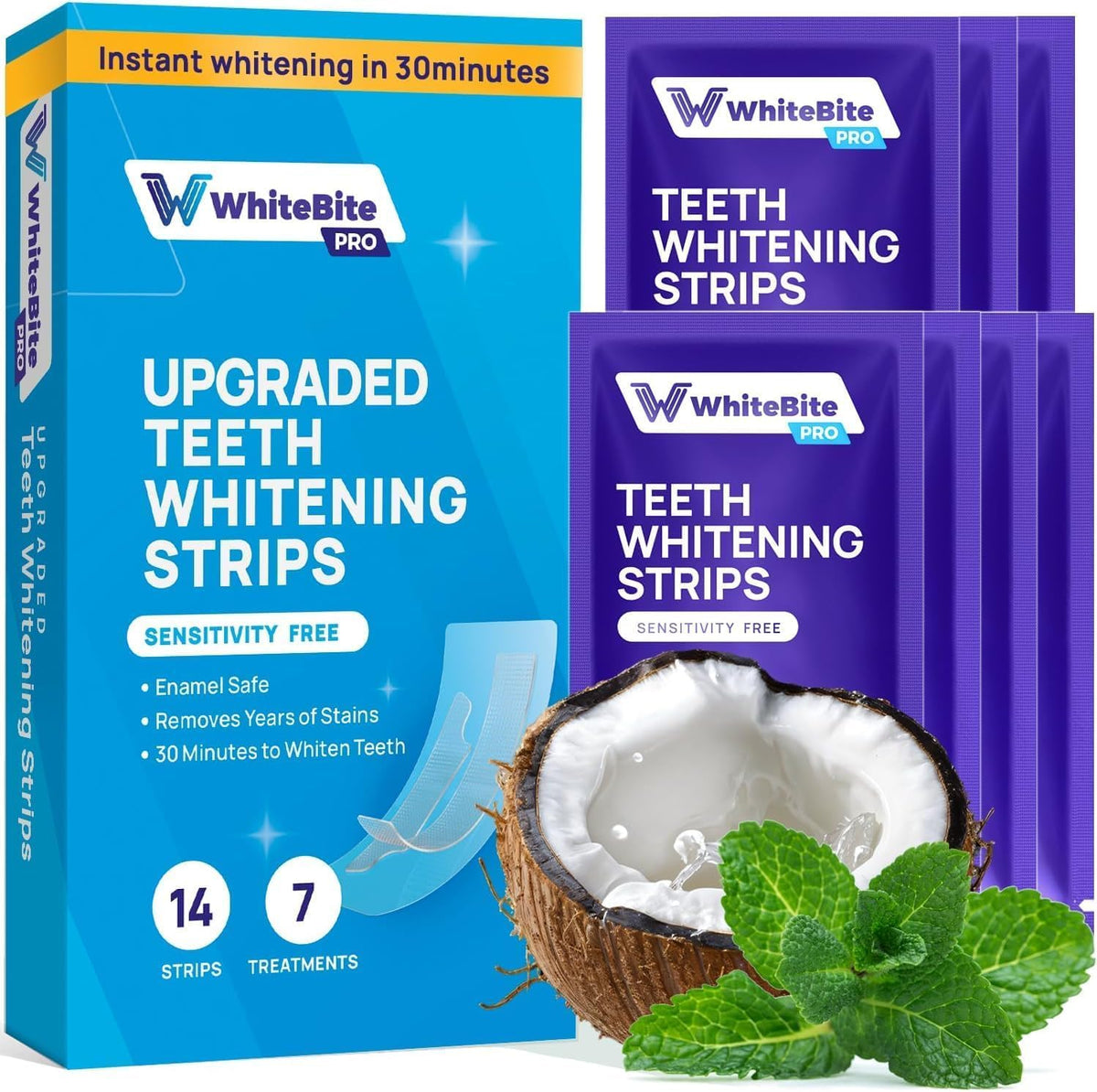 Whitebite Pro – bande blanchante en action, blanchiment sûr et confortable.