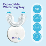 Whitebite Pro peut offrir jusqu-a 9 teintes plus blanches en 7 jours.