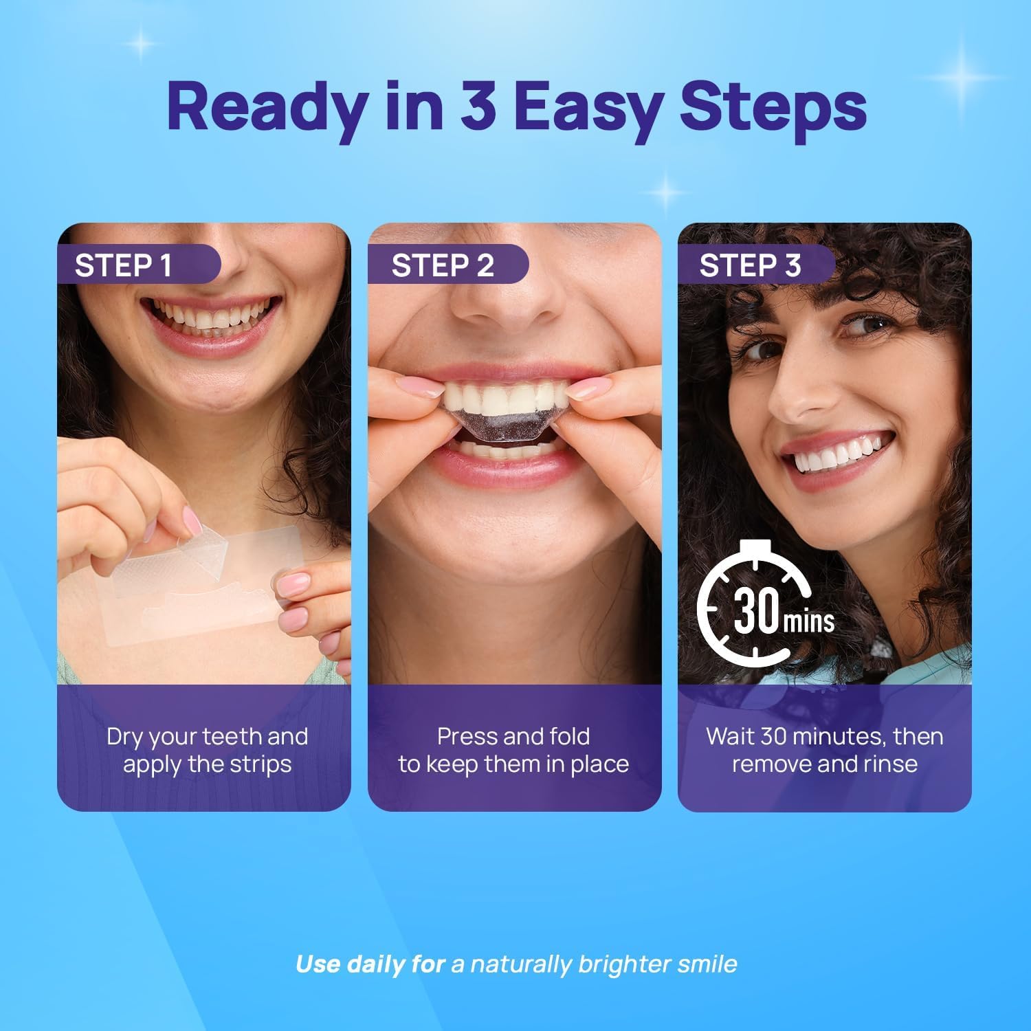 Whitebite Pro – résultats progressifs après une courte routine.