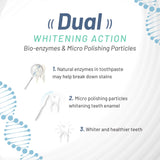 Brosse White Glo anti-tache prête pour optimiser le blanchiment.