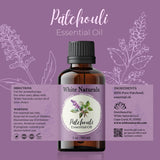 White Naturals Patchouli, pipette pratique pour dosages précis.