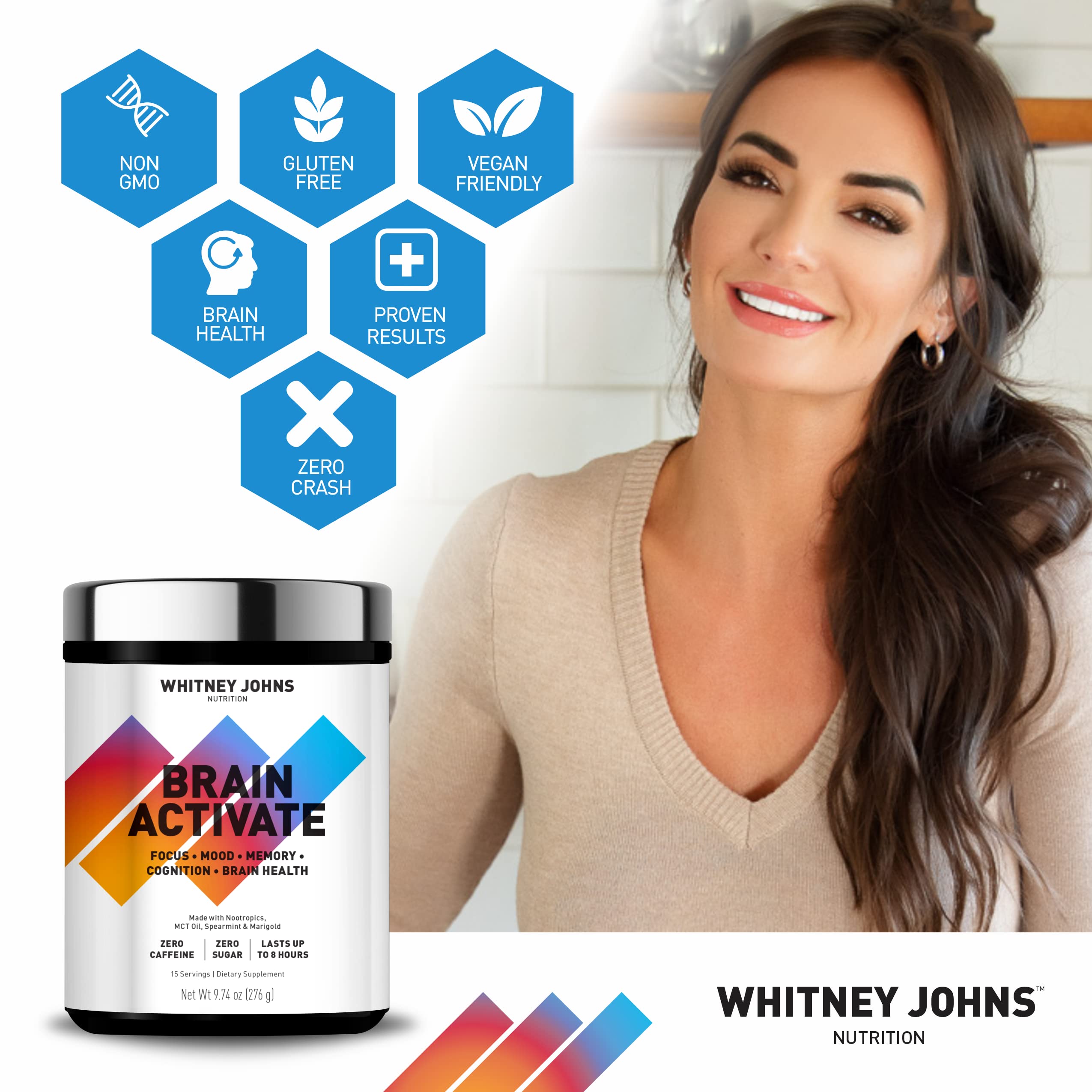 Whitney Johns Brain Activate thé: alliance hydratation et clarté mentale