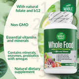 Whole Nature ingrédients végétaux pour une supplémentation naturelle au quotidien.