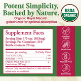 Royal Maca Poudre Whole World Botanicals, smoothie matin, texture veloutée et énergie durable.